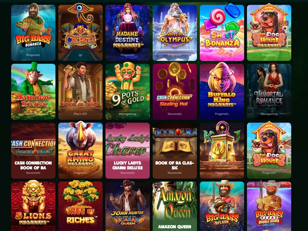 popular games on offer at new online casinos in the UK