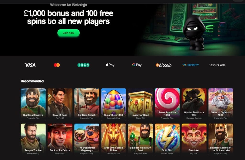 Best new UK online casino site - Bet Ninja